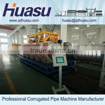 PVC DWC Tube Extruder Corrugated Pipe Extrusion Line