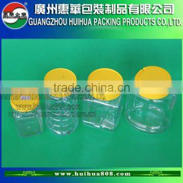 Transparent plastic Jar for food packaging