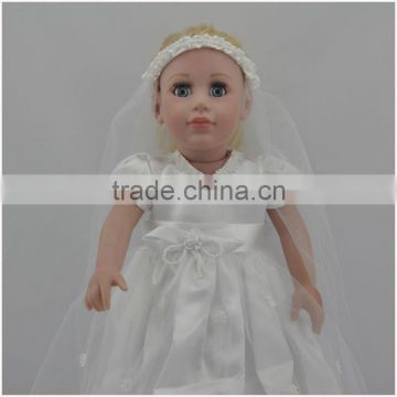 Hot sale18 inch white realistic dz bjd clothing for american doll