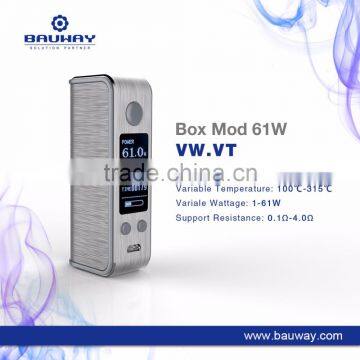 2017 Best selling box mod CigGo T61 18650 vape mod electronic cigarette