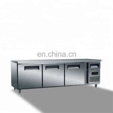 Stainless Steel Luxurious Commercial Undercounter Fridge
