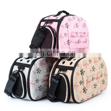Dog Carrier Bag Portable Pet  Handbag Foldable Travel Bag Puppy Carrying Mesh Shoulder Pet Bags