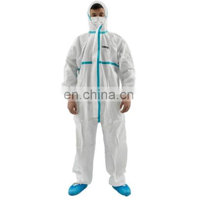 PPE Sterile Waterproof Surgery Disposable Medical Overalls Hazmat Suit