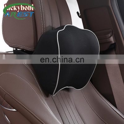 Car Neck Pillow 3D Memory Foam Cushion Washable Head Support Leather Car Seat Pillows Back Cushion for Office Chair Universal