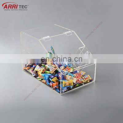 stackable candy bins wholesale pet food bin clear acrylic commercial candy dispenser