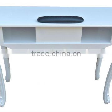 ShiKang Beauty modern white manicure table with exhaust fan