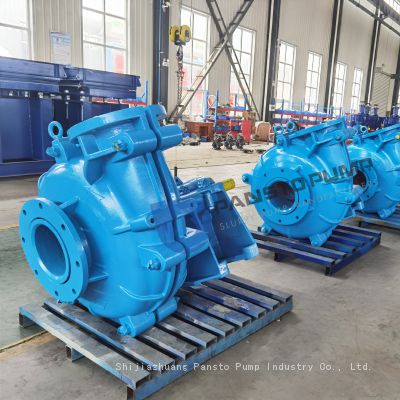 Simple but robust structured sand suction pump for barge loading