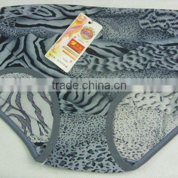 0.68USD Fashional Design Big Waist Size Colourful Modals Tiger Printer Sex Women Sexy Ladies In Panties(jlhnk089)