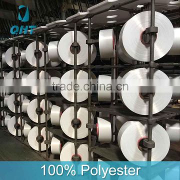 Cheap new design 100% spun polyester poy filament yarn