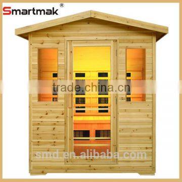 Canada hemlock far infrared sauna room outside infrared sauna,outdoor saunas for sale