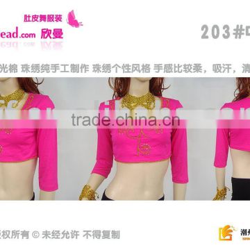 china belly dance cotton tops