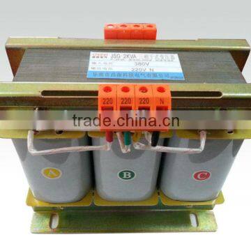 Three-phase step dow & step up control isolation transformer380V to 220V SBK-150VA SG-150VA