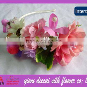 Stylish artificial flower headbands for women