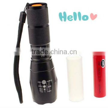 High Power T6 CREE LED Flashlight/plastic led flashlight