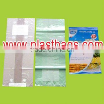 HDPE virgin Freezer Bags with high quality