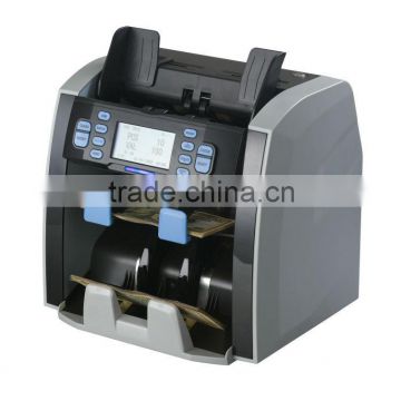 2014 New 1+1 Pockets Multi-Currency Banknote Sorter