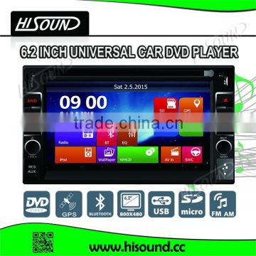touch screen 2 din bt car with gps with gps /dvd