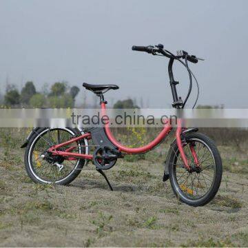 Inside battery electric bicyclewith steel frame and lithium batery,36V 250W pedelec