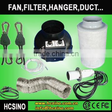 Quality In Line Hydroponic Centrifugal Fan Kits