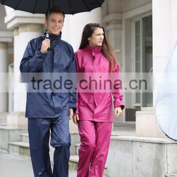 OEM factory polyester nylon oxford 190t rain poncho kids poncho waterproof breathable rain suit