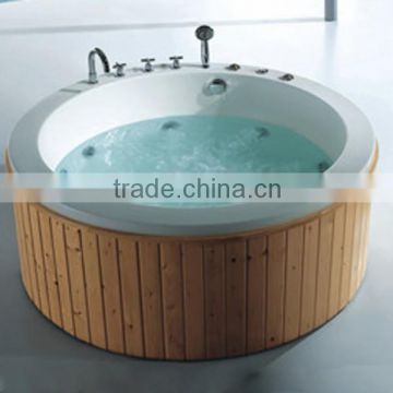 CLASIKAL high quality clean acrylic freestanding massage bathtub