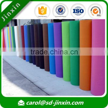 Stocklot colorful PP spunbond nonwoven fabric china supplier