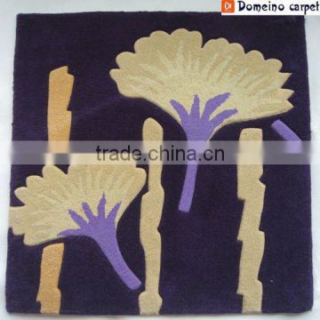 Decoration handmade hooked modern rug hotel carpet rug