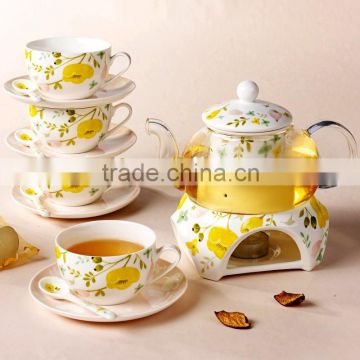 Hot Sale Good Quality Creative Customized Bone China Ceramics Tea Set
