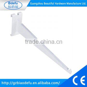 12" White Gridwall metal Shelf Bracket for Retail Stores