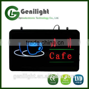 LED Animated Neon Bright Light CAFE Attractive Business Sign
