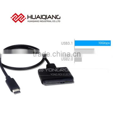Black computer manufacturers usb3.1Type C cable mobile hard disk