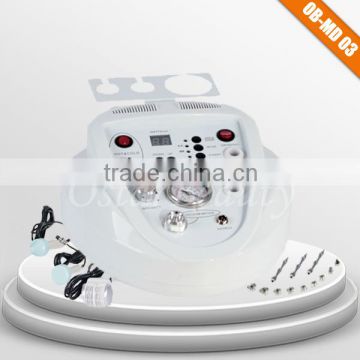 Newest diamond+ultrasonic micro dermabrasion beauty equipment with skin care and scar removal OB-MD 03