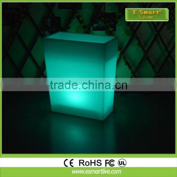 LED lighting flower pot/Rotational Moulding PE plastic flower pot/LED illuminated planter