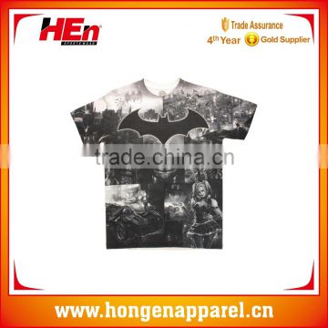 Hongen apparel 2016 Fashion Plaint shirts with collars all over sublimation printing t-shirt
