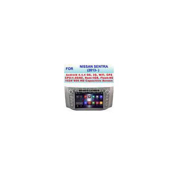 HD 8 Inch 2013+ Nissan Sentra DVD Player , Nissan Sat Nav DVD Pixel 1024 X 600