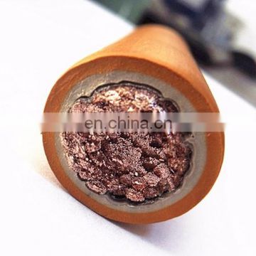 2/0AWG Flexible Copper Rubber Orange Welding Cable for Welding Machine