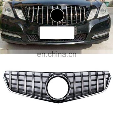 Gloss Black AMG Style Front Grill Grille For Mercedes Benz W211 E350 E500  07-09 