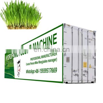 good quality factory price automatic barley green grass solar hydroponic fodder machine
