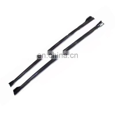 Advantageous Price Customized 100% Real Dry Carbon Fiber 3K Twill Glossy Car Side Skirts Flare for AUDI A6 C7 Avant