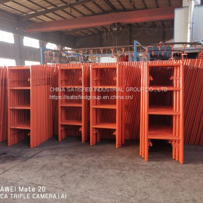 Galvanized carbon steel scaffolding frame manufacturer