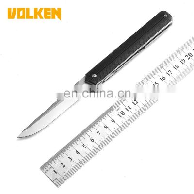High Quality and Easy to Carry Outdoor Knife G10 Handle Folding Knife DIY Gift Folding Knife