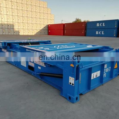 China Flat Rack Container Manufacture Supplier Collapsible Flat Rack Container