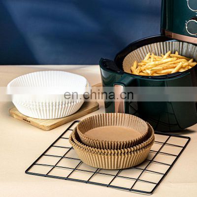 Top Rated Organic Decorative Round Wholesale Colored Custom Baking Brown Air Fryer Parchment Paper