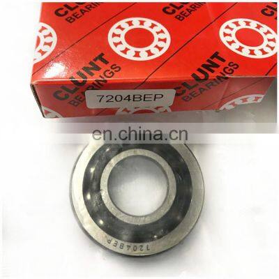 high precision P4 P5 7204BEP angular contact ball bearing 7204