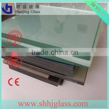 Haojing 3mm 4mm 5mm 6mm laminated glass tempered glass