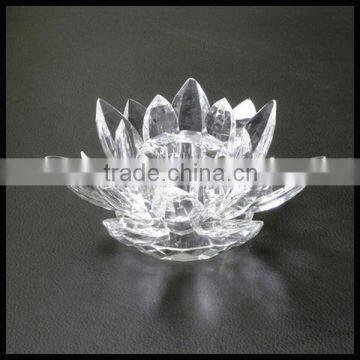 k5 crystal glass lotus candleholder decorations