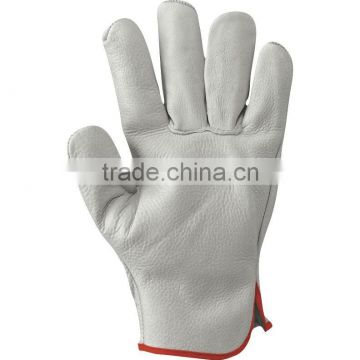 cow grain leather gloves