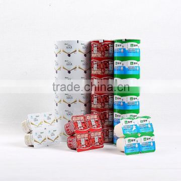 JC yogurt bowls cover heat sealing roll film,china film for food,sundries packaging bags