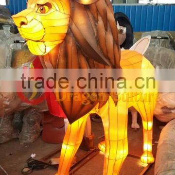 Chinese traditional animal lantern lion lights for festival decoration