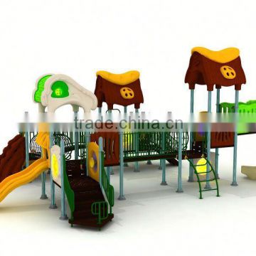 Factory price Nursery School Kids Outdoor Plastic Slide with EN1176 TUV certificate approved For sale LE.LL.006